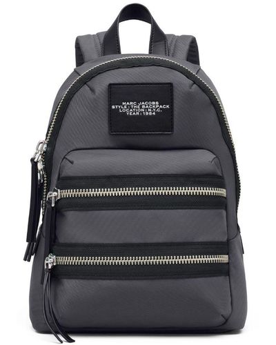 Marc Jacobs Mittelgroßer The Backpack Rucksack mit Reißverschluss - Schwarz