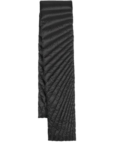 Moncler X Rick Owens Quilt-Padded Scarf - Black