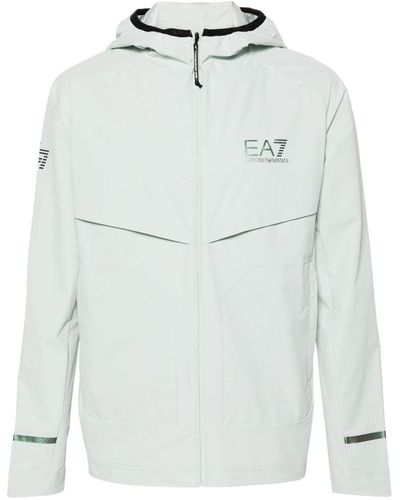 EA7 フーデッド ライトジャケット - グレー