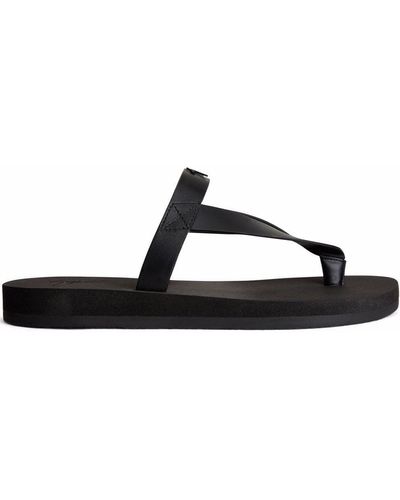 Giuseppe Zanotti Hydra Thong-strap Leather Sandals - Black