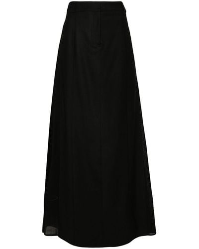 Victoria Beckham テーラード スカート - ブラック