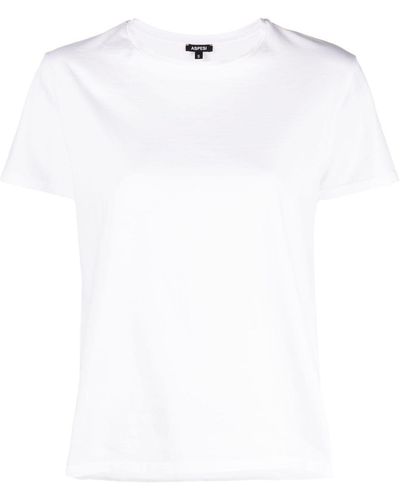 Aspesi Crew-neck Cotton T-shirt - White