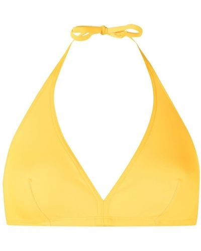 Eres Gang Full-cup Triangle Bikini Top - Yellow