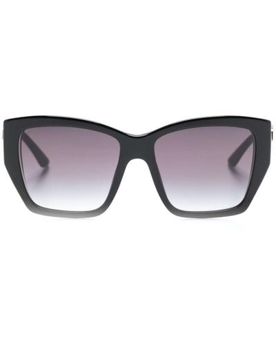 BVLGARI Eckige Brille mit Farbverlauf - Schwarz