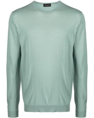 Roberto Collina Round-neck Knit Sweater - Green