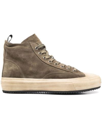 Officine Creative High-top Suede Trainers - Multicolour