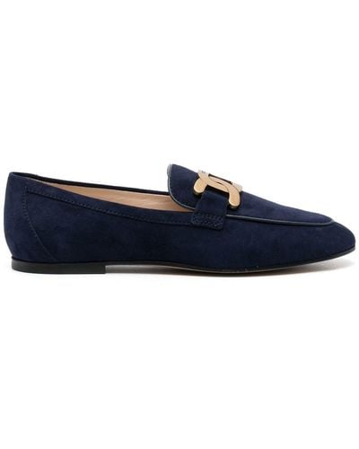 Tod's Kate Suède Loafers - Blauw