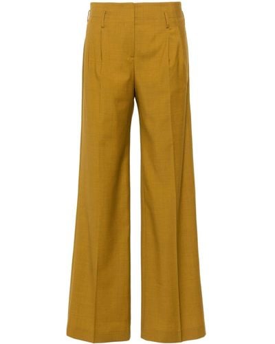 Paul Smith Straight-leg Wool Trousers - Yellow