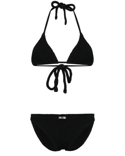 Hunza G Tammy Triangle Bikini - Black