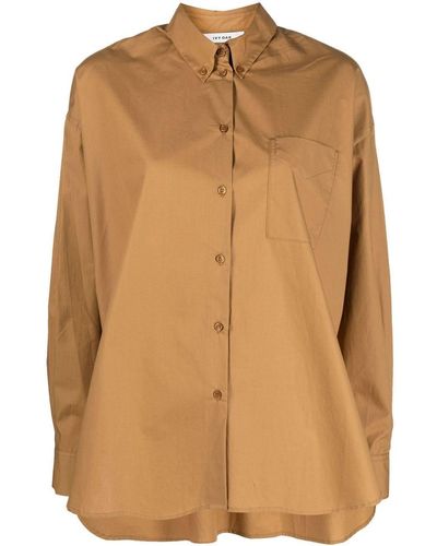 IVY & OAK Bethany Lilly Organic Cotton Shirt - Brown
