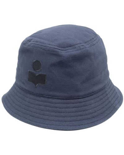 Isabel Marant Haley Logo-embroidered Bucket Hat - Blue