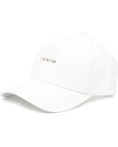 Calvin Klein ロゴ キャップ - ホワイト