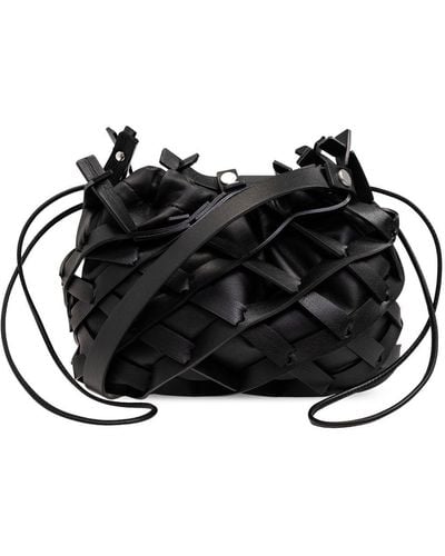 Issey Miyake Strappy Shoulder Bag - Black