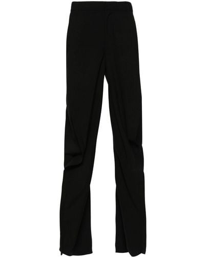 Y. Project Wool Tapered Trousers - Black