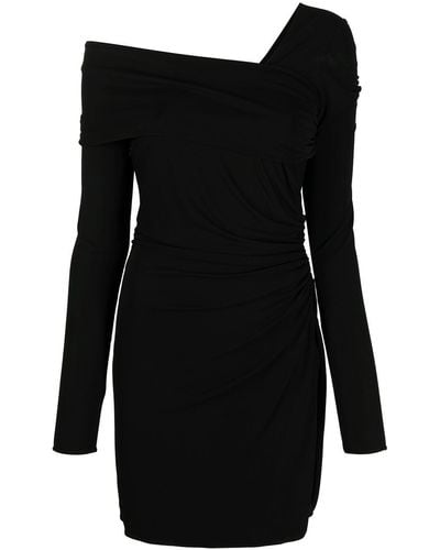 Emilio Pucci Asymmetric Fitted Dress - Black