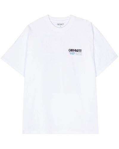 Carhartt Contact Sheet ロゴ Tシャツ - ホワイト