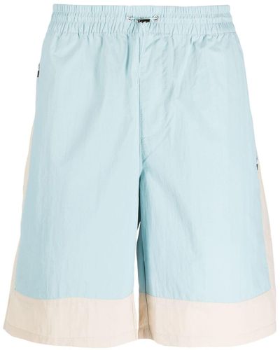Arte' Tweekleurige Shorts - Blauw
