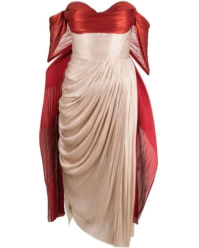 Maria Lucia Hohan Asymmetrische Midi-jurk - Roze