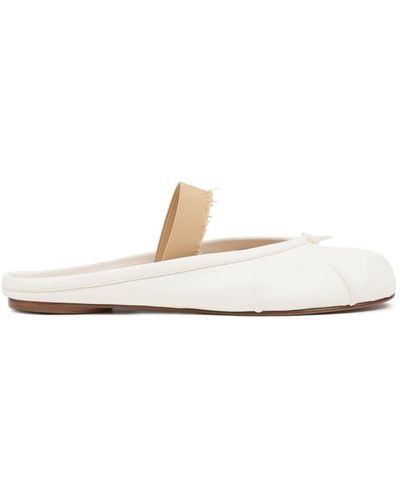 Maison Margiela Mules tipo bailarinas Tabi - Blanco