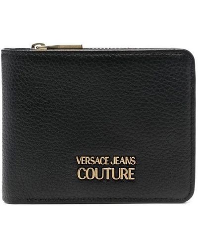Versace Jeans Couture Portemonnaie mit Reißverschluss - Schwarz