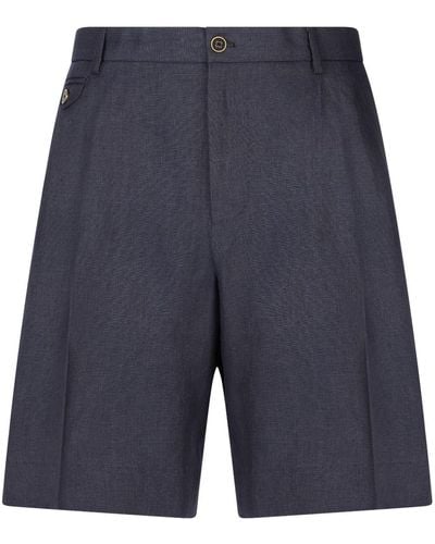 Dolce & Gabbana Linnen Shorts - Blauw
