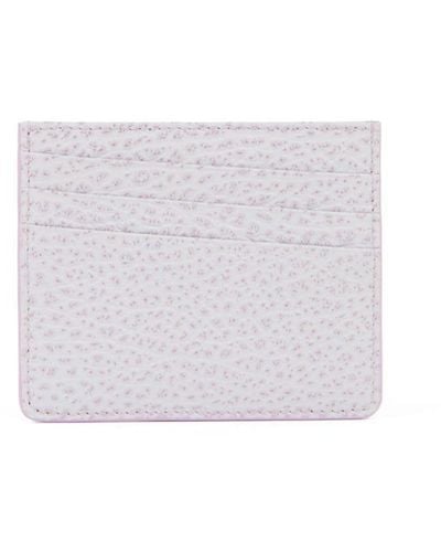 Maison Margiela Four-stitch Leather Card Holder - White