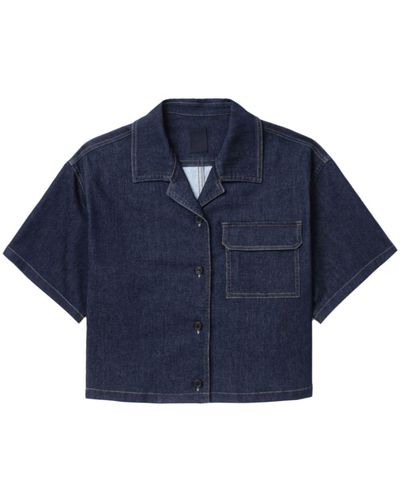 Juun.J Boxy-fit Denim Shirt Jacket - Blue