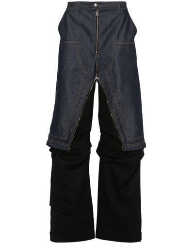 ANDERSSON BELL Milly Detachable-panels Jeans - Blue