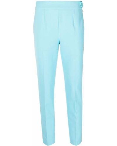 Moschino Side Button-fastening Trousers - Blue