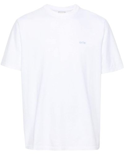 Arte' Teo Runner Graphic-print T-shirt - White