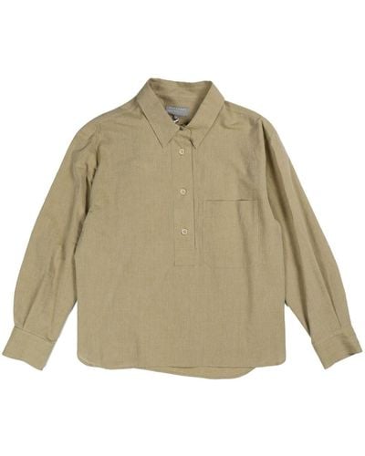Margaret Howell Khaki Pullover Shirt - Natural