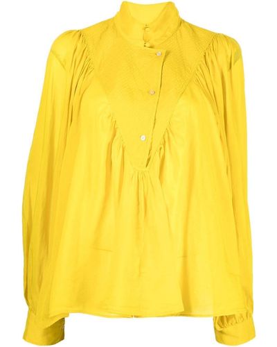Forte Forte Bohemian Long-sleeve Shirt - Yellow