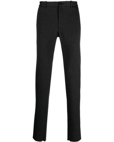 Incotex Mid-rise Slim-fit Pants - Black