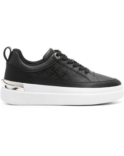 Tommy Hilfiger Sneakers Lux Court in pelle - Nero