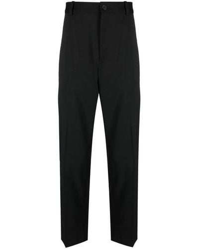 Han Kjobenhavn Mid-rise Tailored-cut Pants - Black