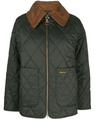 Barbour Woodhall キルティング ジャケット - グリーン