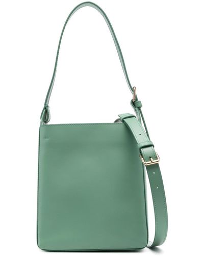 A.P.C. Smooth Leather Shoulder Bag - Green