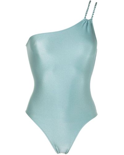 Adriana Degreas Single-strap Swimsuit - Blue