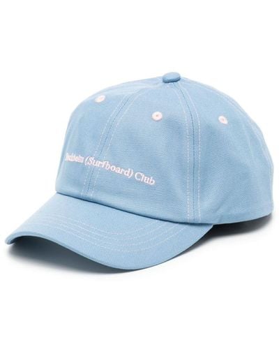 Stockholm Surfboard Club Logo-embroidered Cotton Cap - Blue
