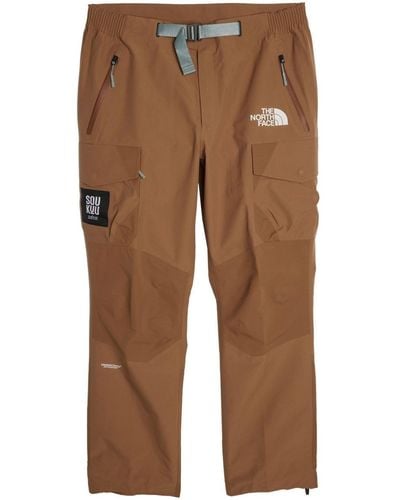 The North Face X Undercover Soukuu Belted Straight-leg Trousers - Brown