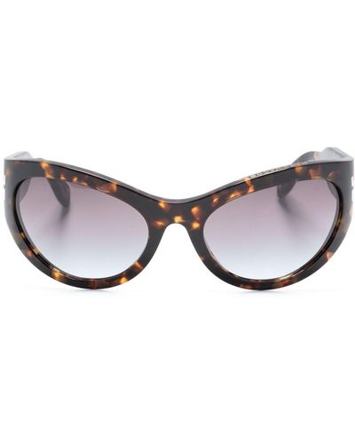 Marc Jacobs Gafas de sol con montura envolvente - Marrón