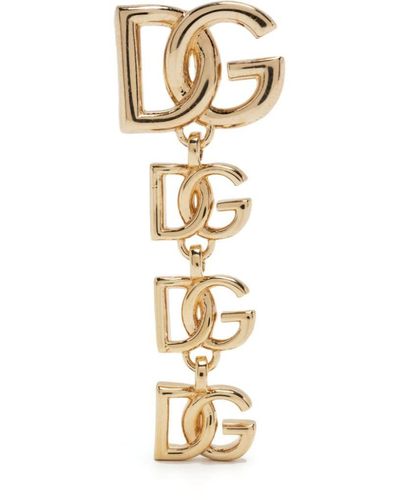 Dolce & Gabbana Ohrringe mit poliertem Finish - Mettallic