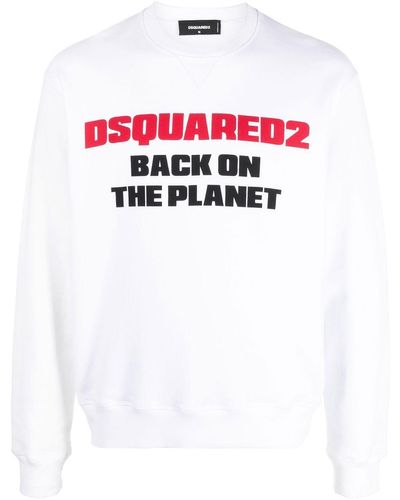 DSquared² ディースクエアード Back On The Planet スウェットシャツ - ホワイト