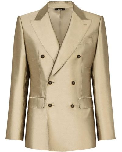 Dolce & Gabbana Double-breasted Suit - Natural