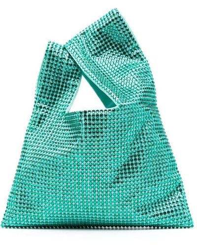 GIUSEPPE DI MORABITO Mini sac à ornements en cristal - Vert