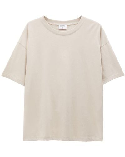 Filippa K Drop-shoulder Organic Cotton T-shirt - White