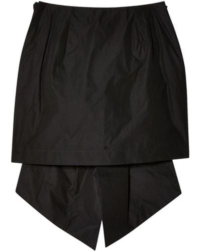 Simone Rocha Bow-detail Mini Skirt - Black