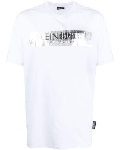Philipp Plein T-Shirt mit Logo-Print - Weiß