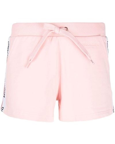 Moschino Pantalones cortos con logo - Rosa
