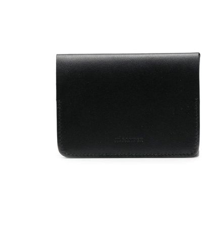 Jil Sander Tarjetero plegable - Negro